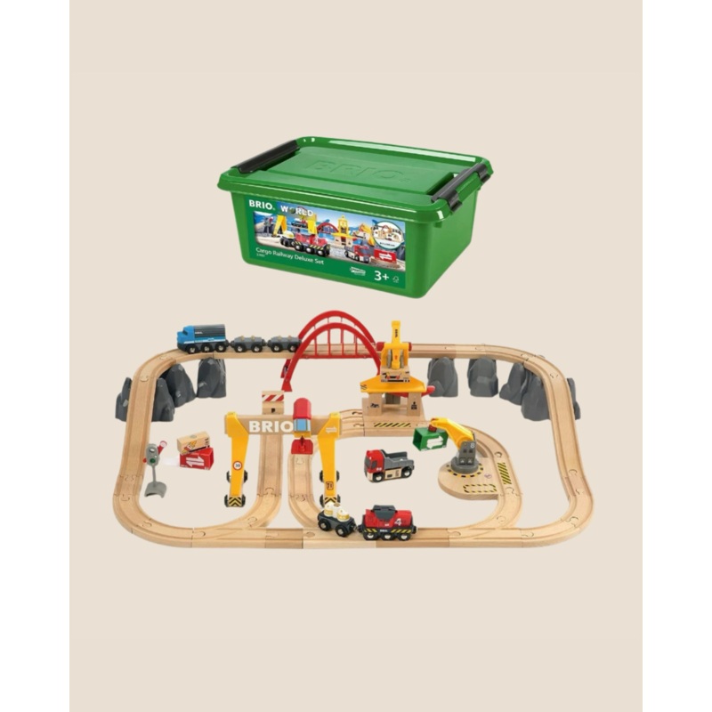 BRIO Cargo Railway Deluxe S (ships in one week)
