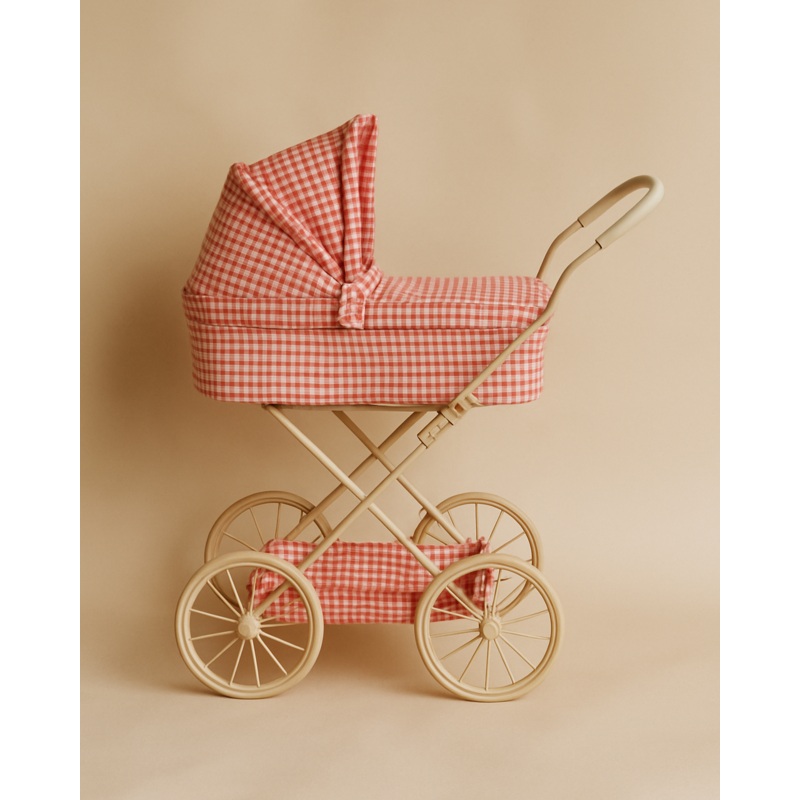 Konges Sloejd Doll Pram - Bubblegum Check