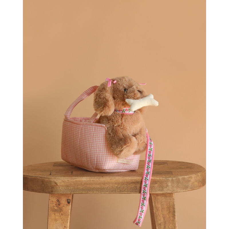 Konges Sloejd Maude Puppy in Basket