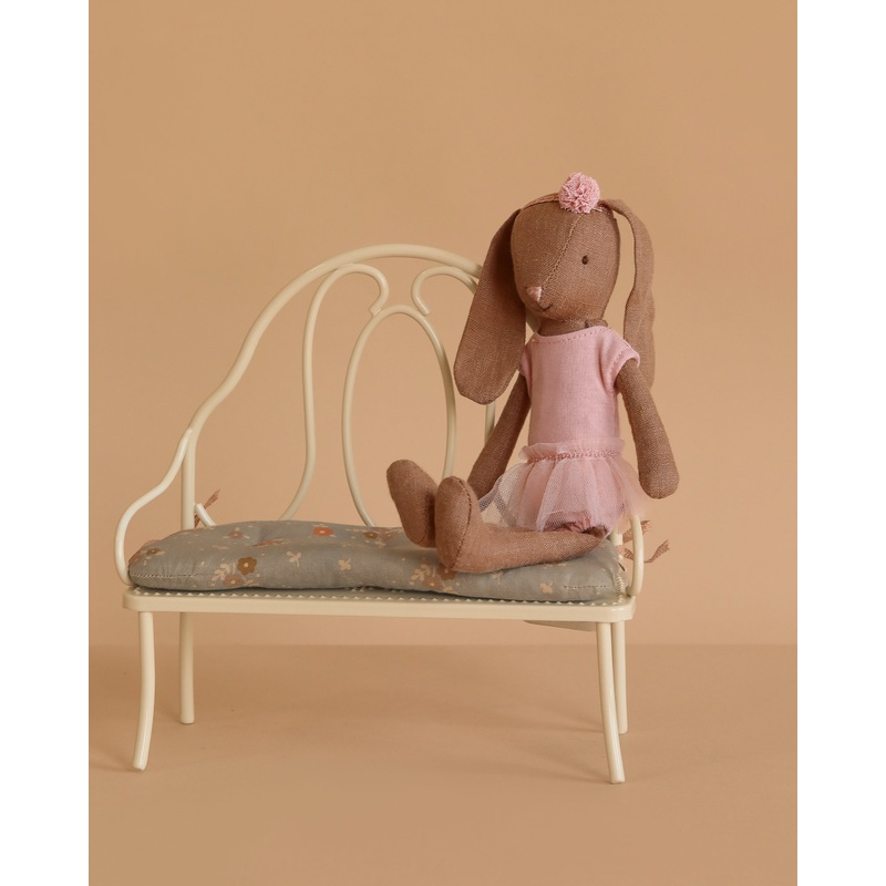 Maileg Bunny, Size 1 - Chocolate brown - Ballet Suit and Skirt - Rose