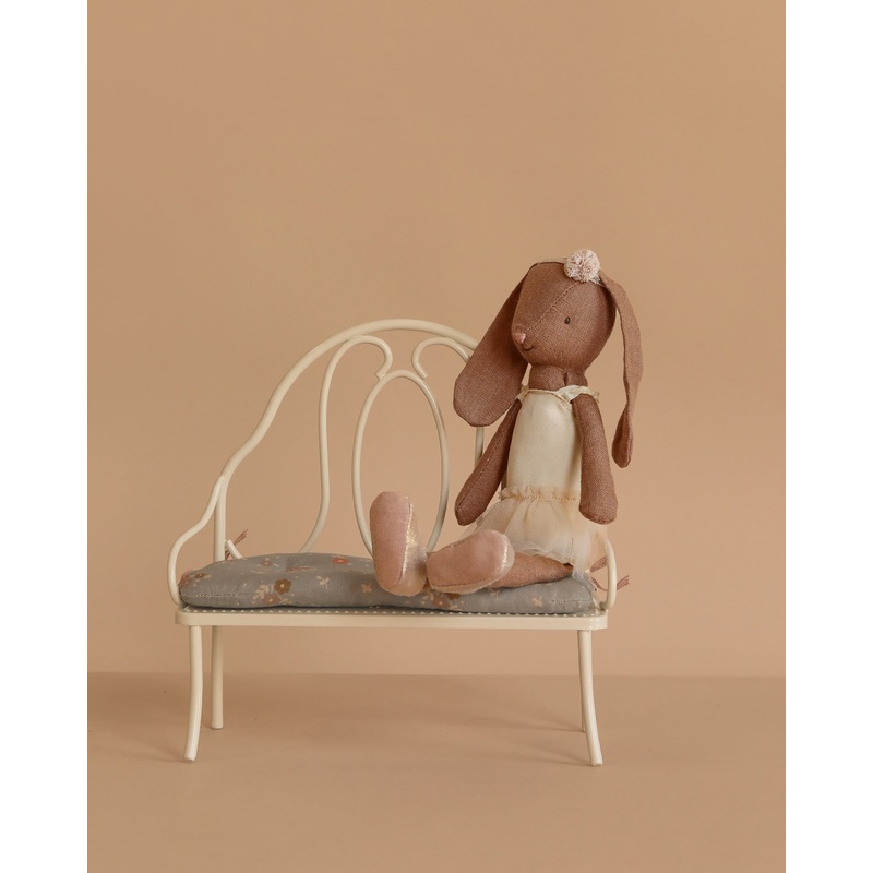 Maileg Bunny, Size 2 - Chocolate Brown - Ballet Suit and Skirt - Cream
