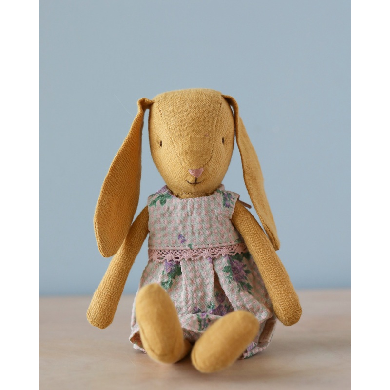 Maileg Bunny Size 2, Dusty Yellow - Dress