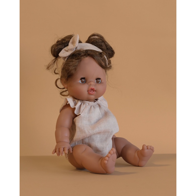 Minikane Doll With Sleeping Eyes (13") - Madeleine With Clothing