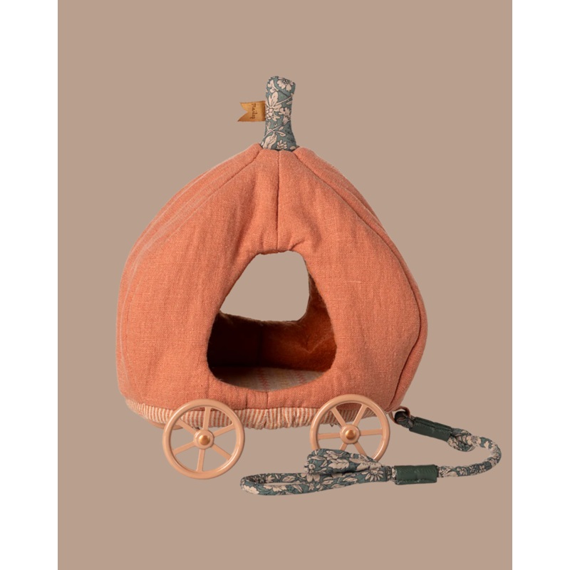 PRE-ORDER: Maileg Pumpkin Carriage, Mouse (Aprox. Ship Date: Early October)
