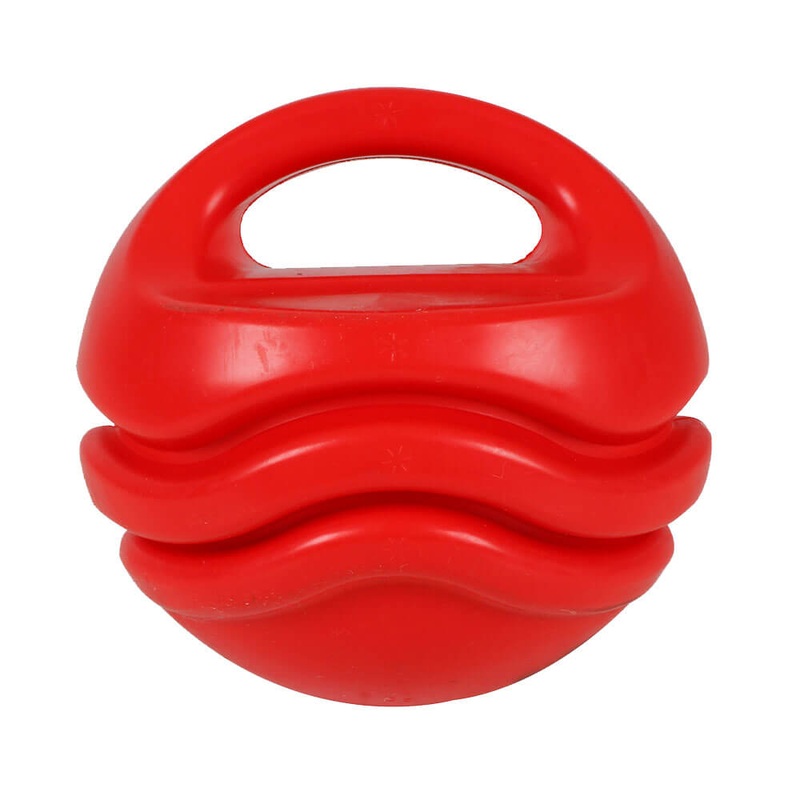 Boule en caoutchouc flottable robuste avec poigne