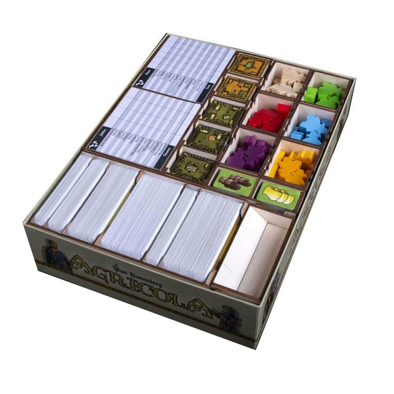 Laserox inserte l'accessoire de jeu Agricola