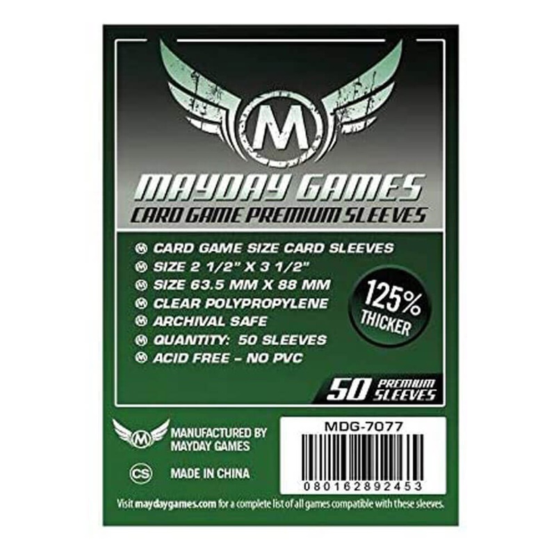 Mayday: 50 manches de jeu de cartes premium (vert fonc)