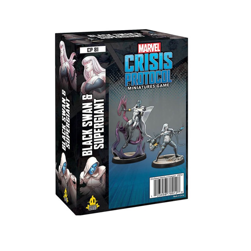 Miniatures de protocole de crise Marvel Black Swan & Supergiant