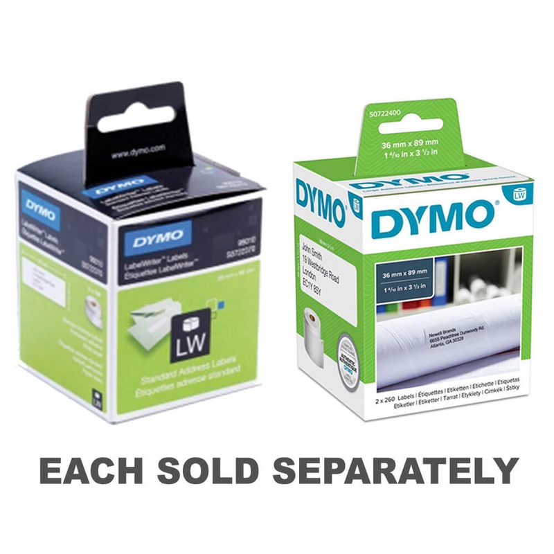tiquette d'adresse du label dymo blanc (2 rouleaux)
