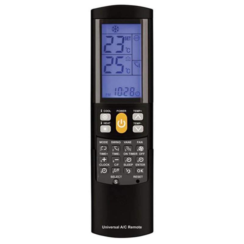Tlcommande universelle pour les climatiseurs avec LCD rtro-clair